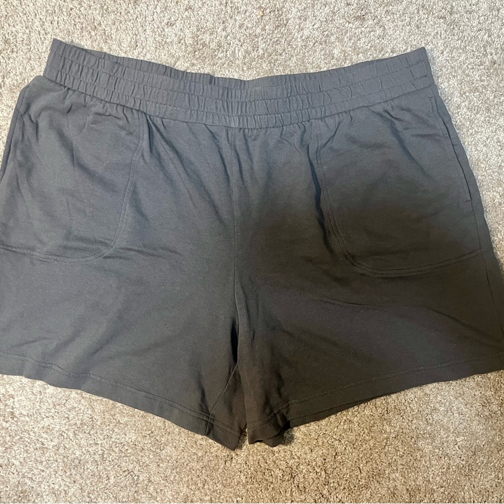 Terra & Sky Women's Charcoal Athletic Shorts